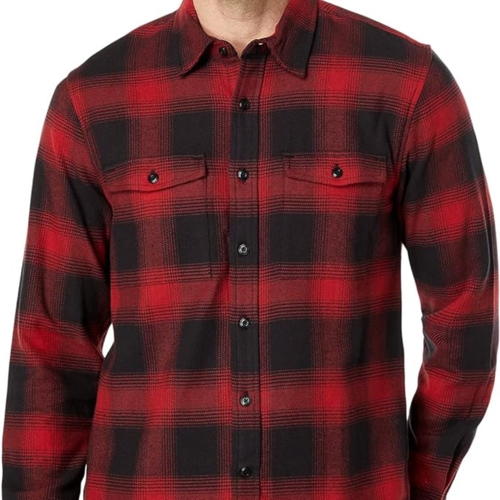 Lucky Brand - Men's Long Sleeve Plaid Workwear Cloud Soft Flannel Shirt